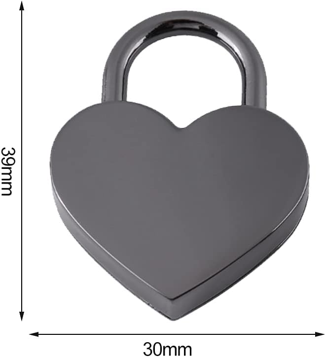 cadenas coeur gravé