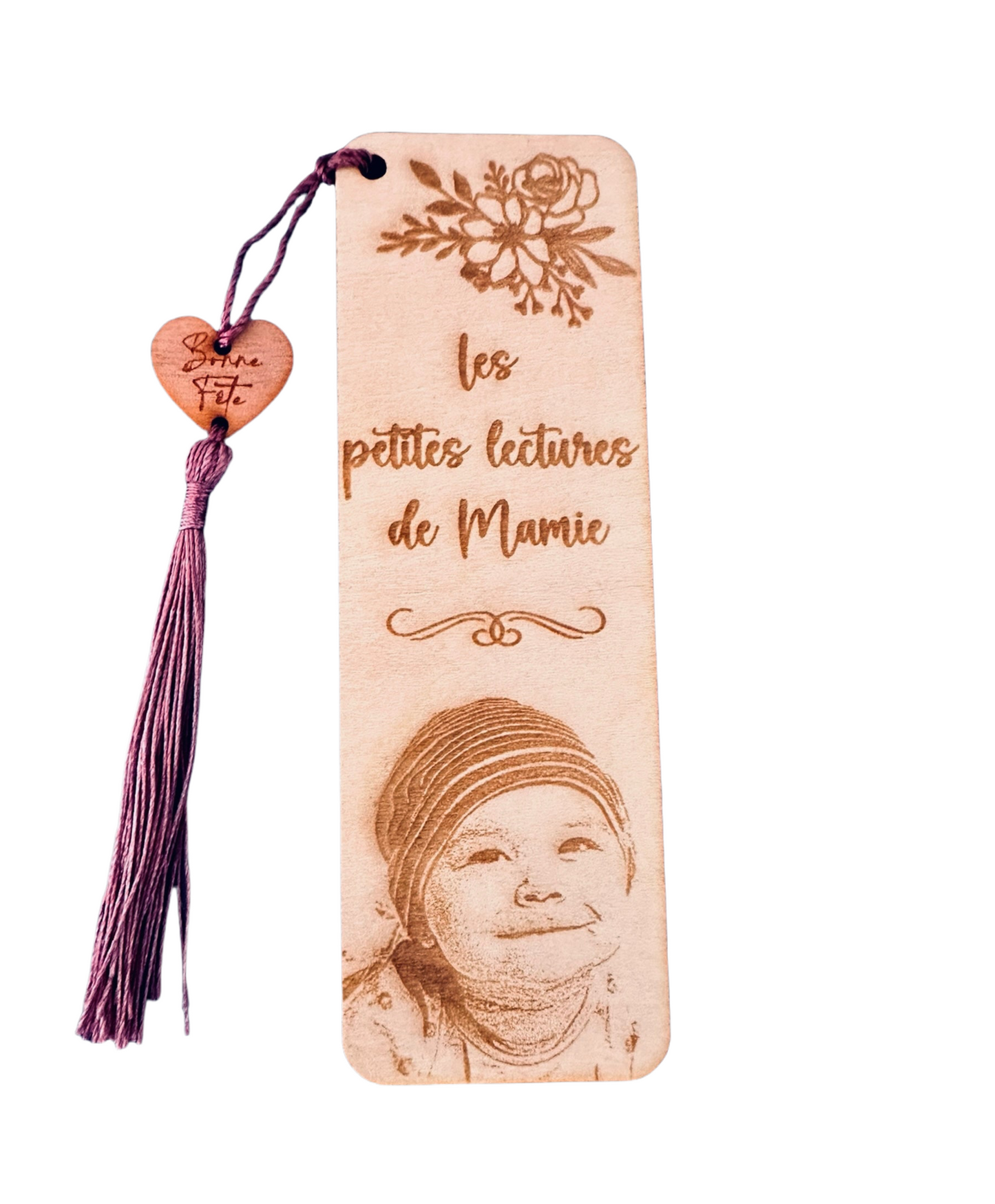 Marque page en bois personnalisé