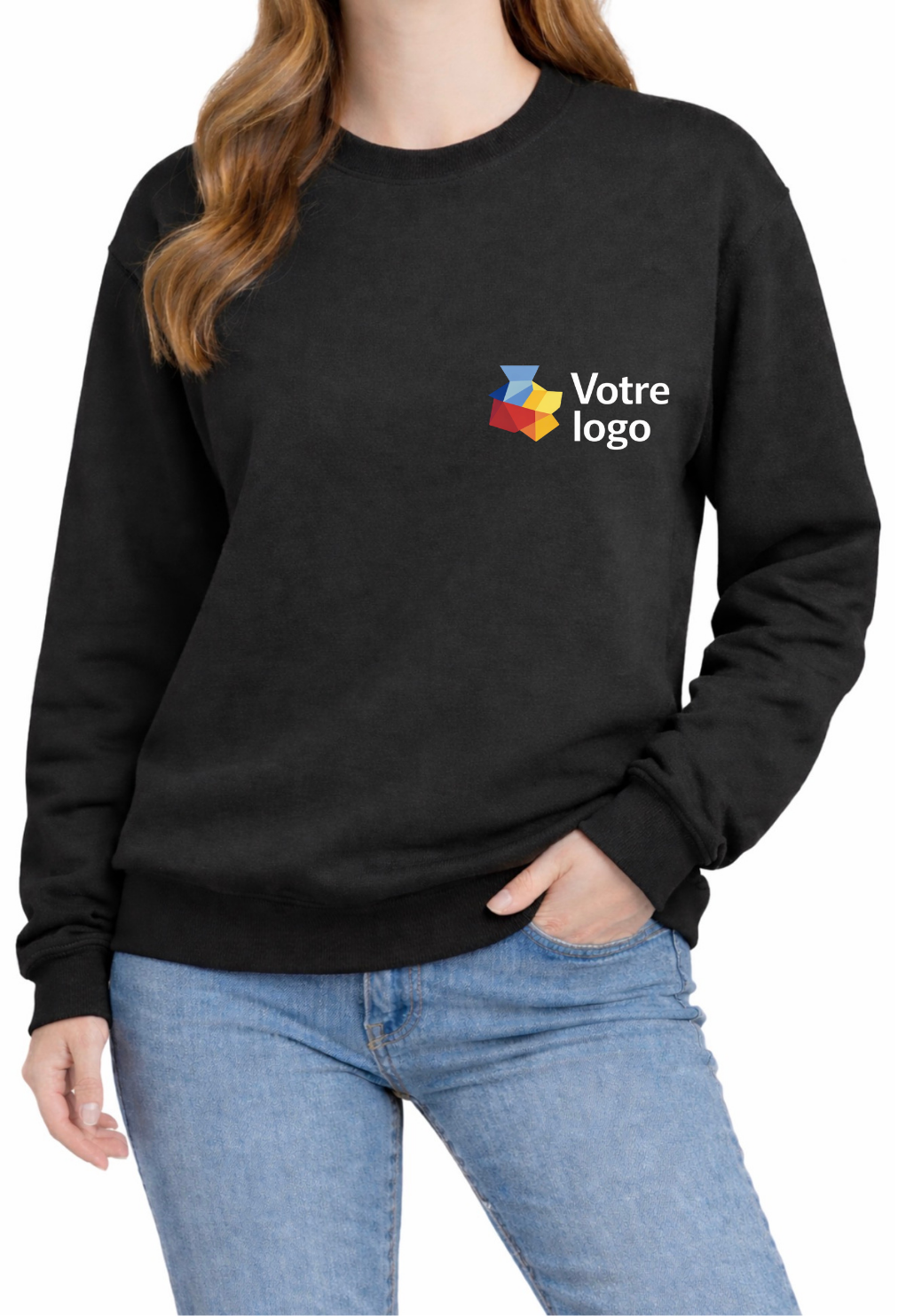 sweat pull professionnel manches longues Femme personnalisable avec logo