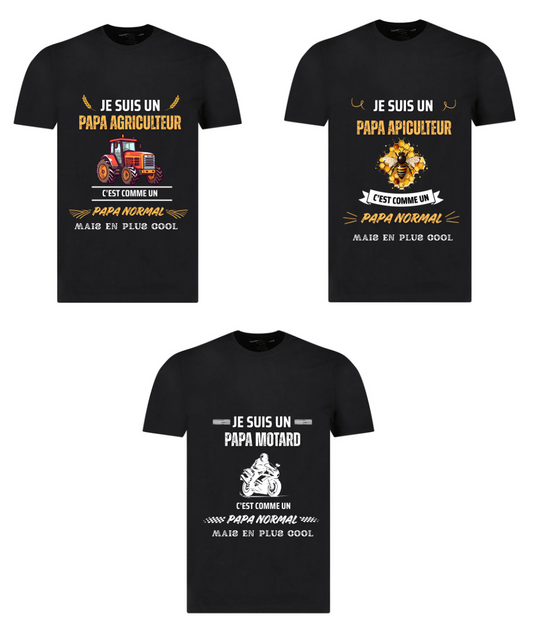 T-shirt " Je suis un papa..."
