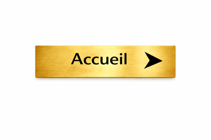 Plaque directionnelle professionnelle – Gamme Essentiel