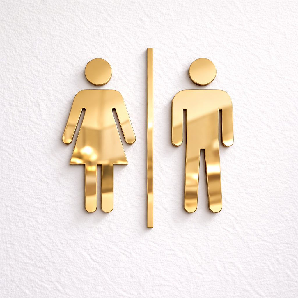 Pictogramme toilettes 3D – Gamme Essentiel