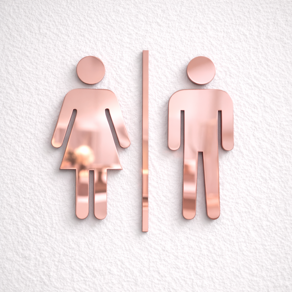 Pictogramme toilettes 3D – Gamme Essentiel