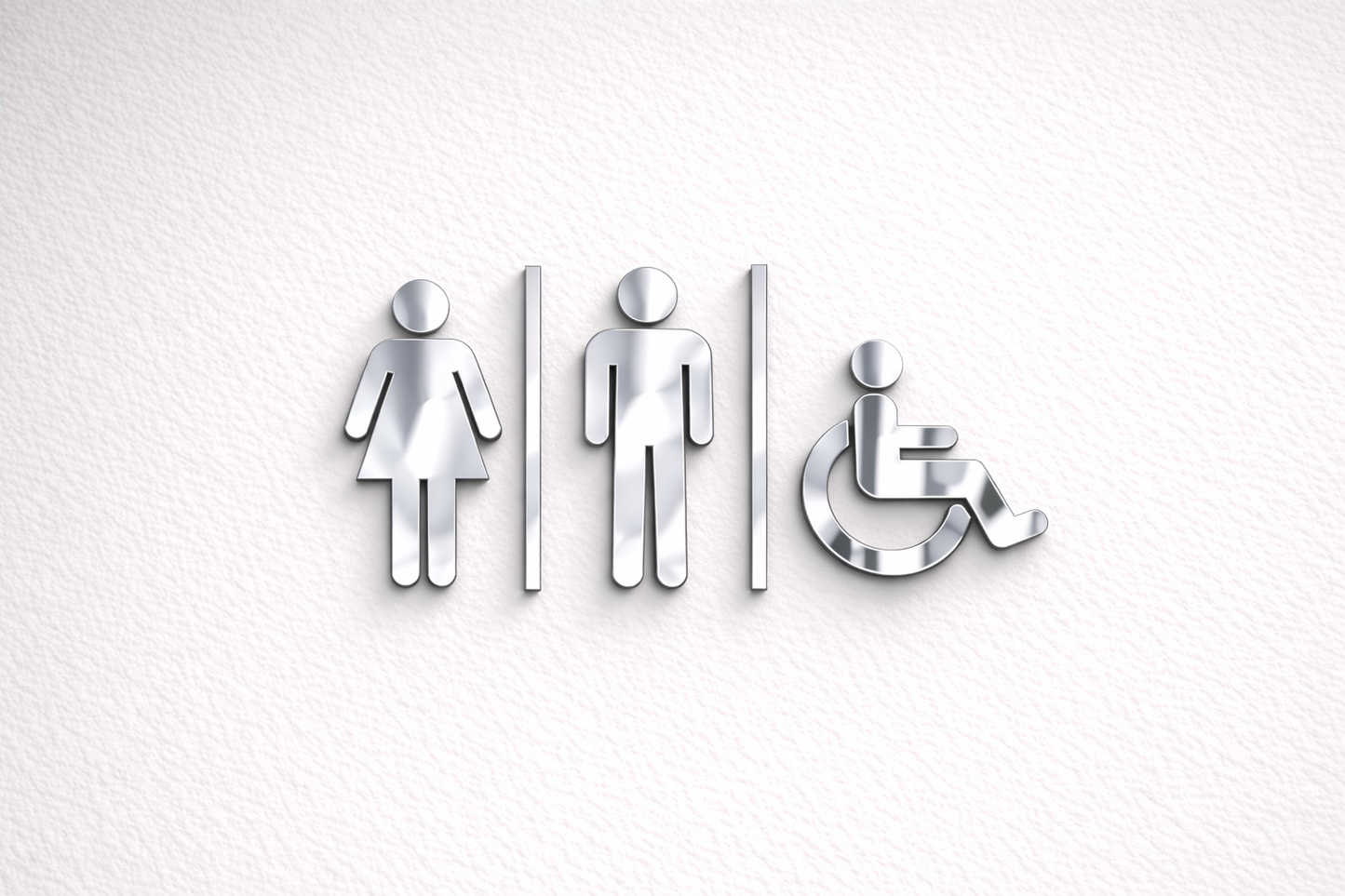 Pictogramme toilettes 3D – Gamme Essentiel