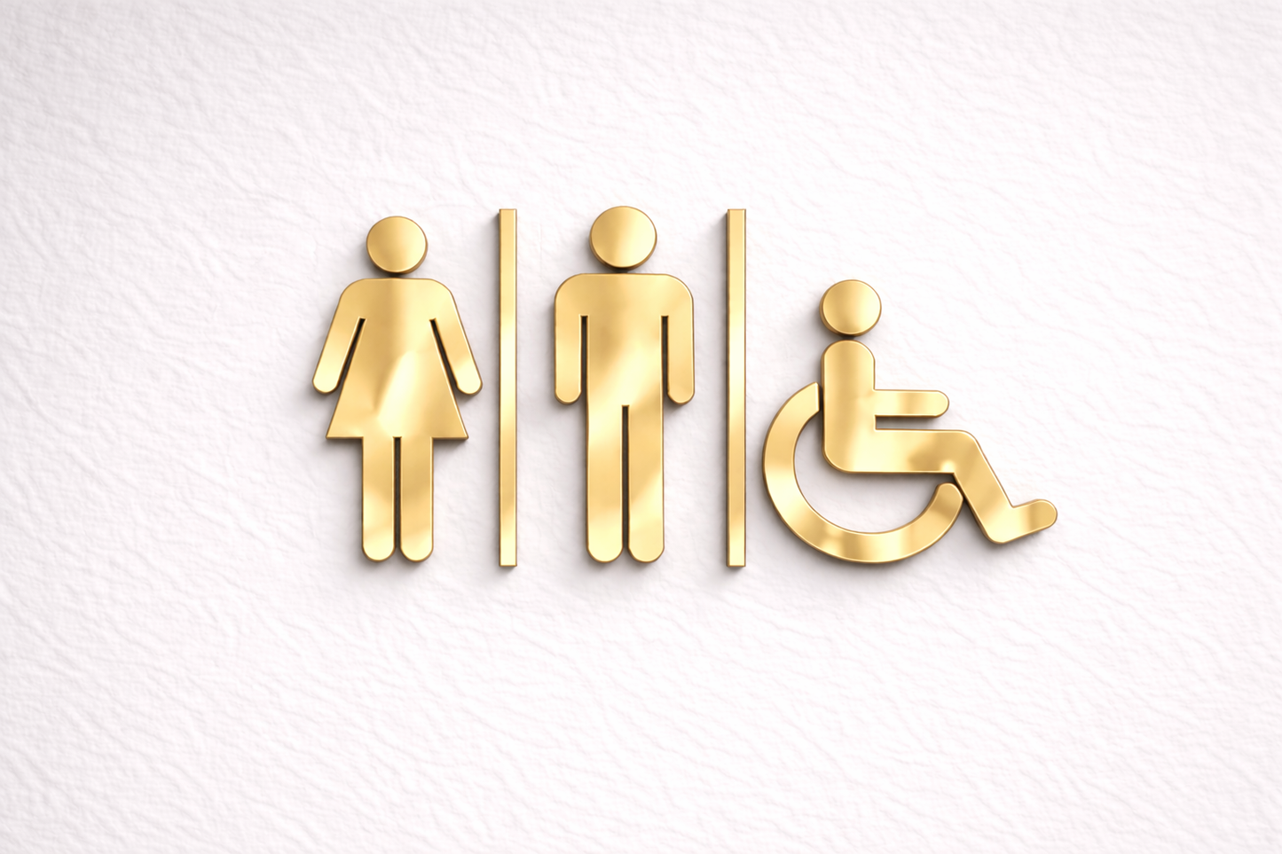 Pictogramme toilettes 3D – Gamme Essentiel