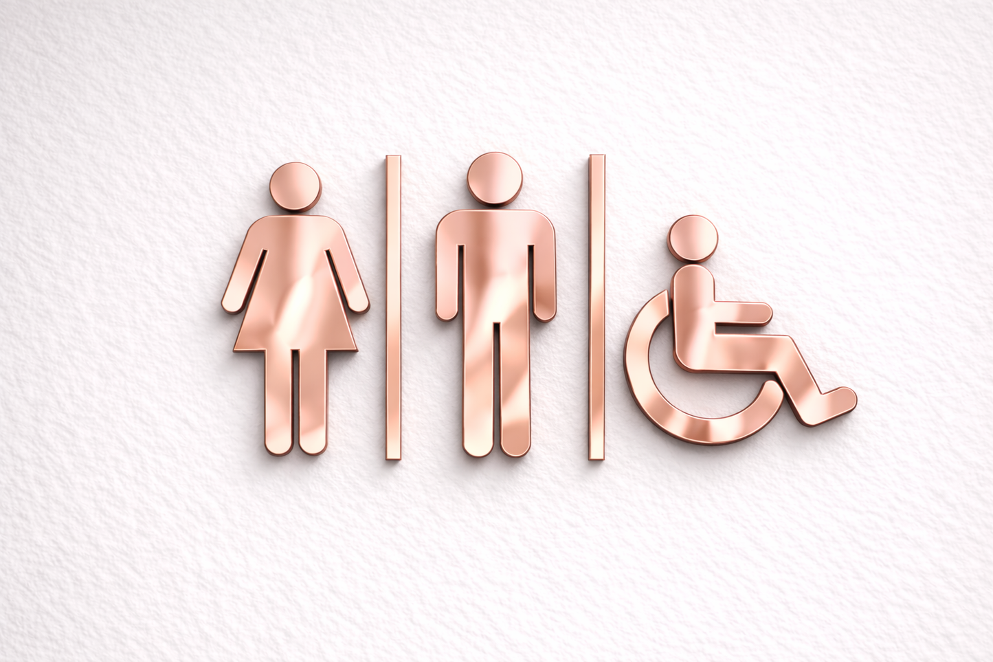 Pictogramme toilettes 3D – Gamme Essentiel