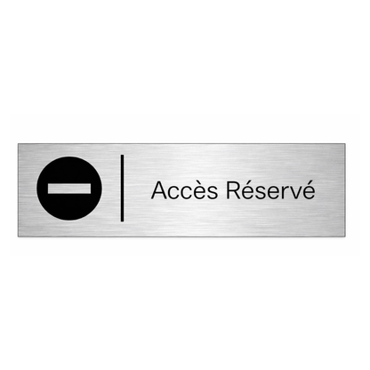 Signalétique intérieure – Accès & interdiction – Gamme Essentiel