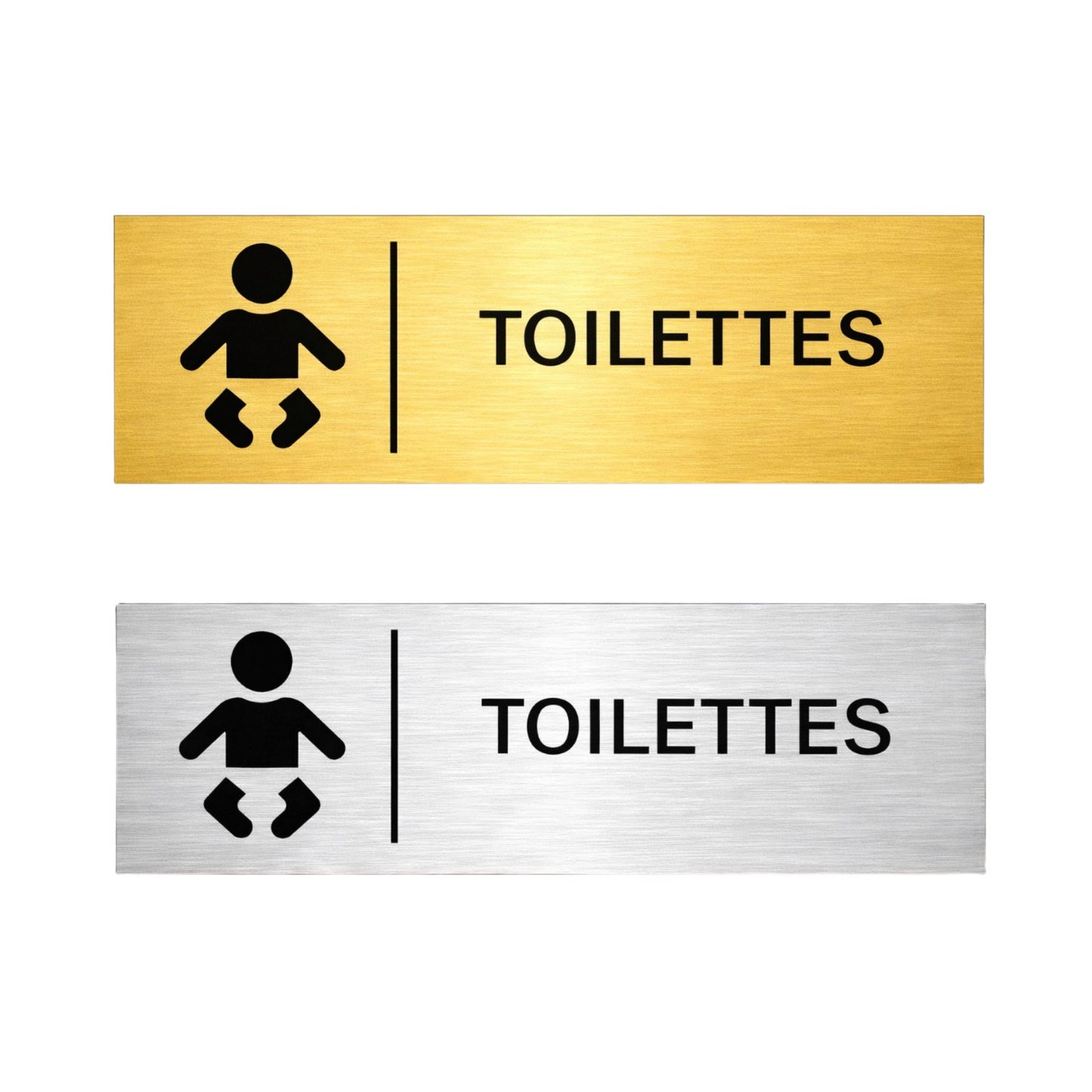 Signalétique intérieure toilettes – Gamme Essentiel