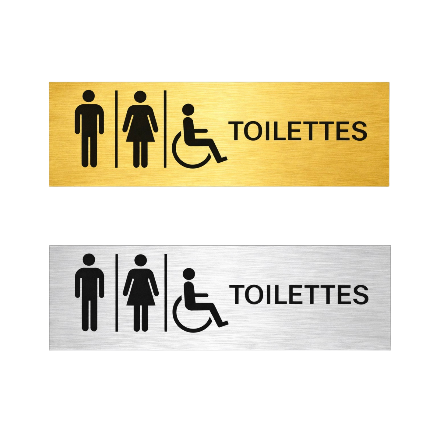 Signalétique intérieure toilettes – Gamme Essentiel