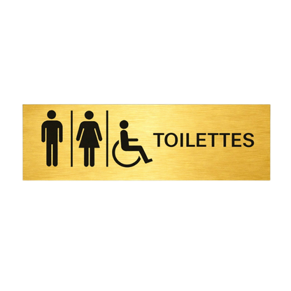 Signalétique intérieure toilettes – Gamme Essentiel