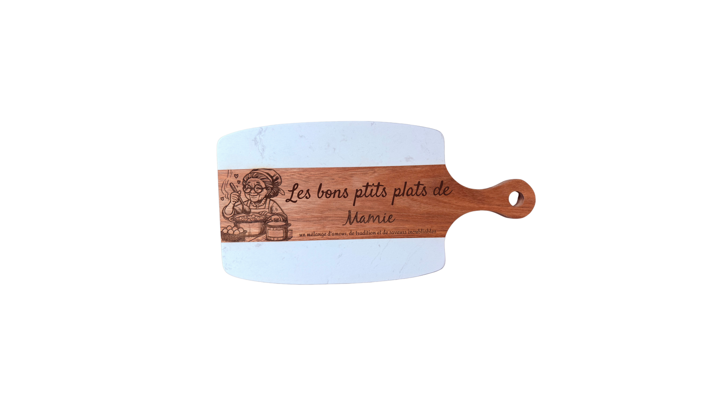 Planche à Découper "Les Bons Petits Plats de Mamie"